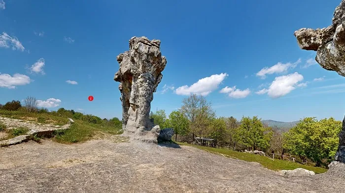 Una formazione rocciosa dell’Aspromonte