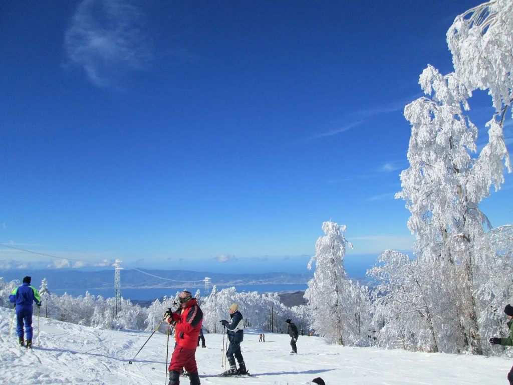 Le piste da sci di Gambarie, in inverno